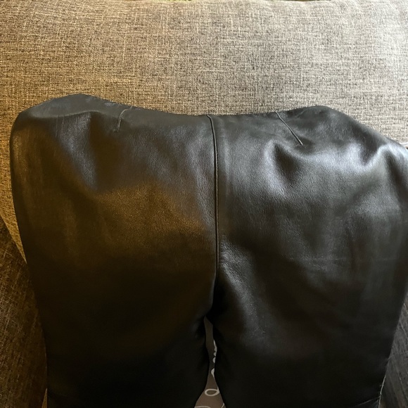 Leather BeBe pants length w/option - Picture 5 of 7